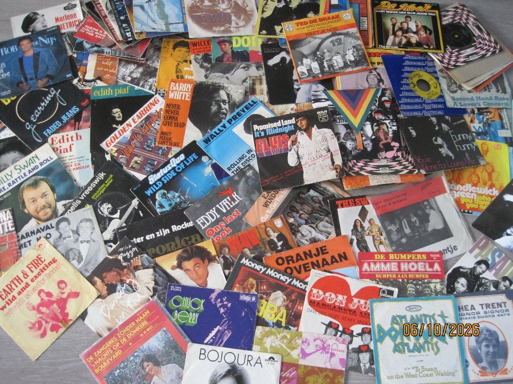 Singles  - leuk partijtje, Cd's en Dvd's, Vinyl Singles, Gebruikt, 7 inch, Single, Pop