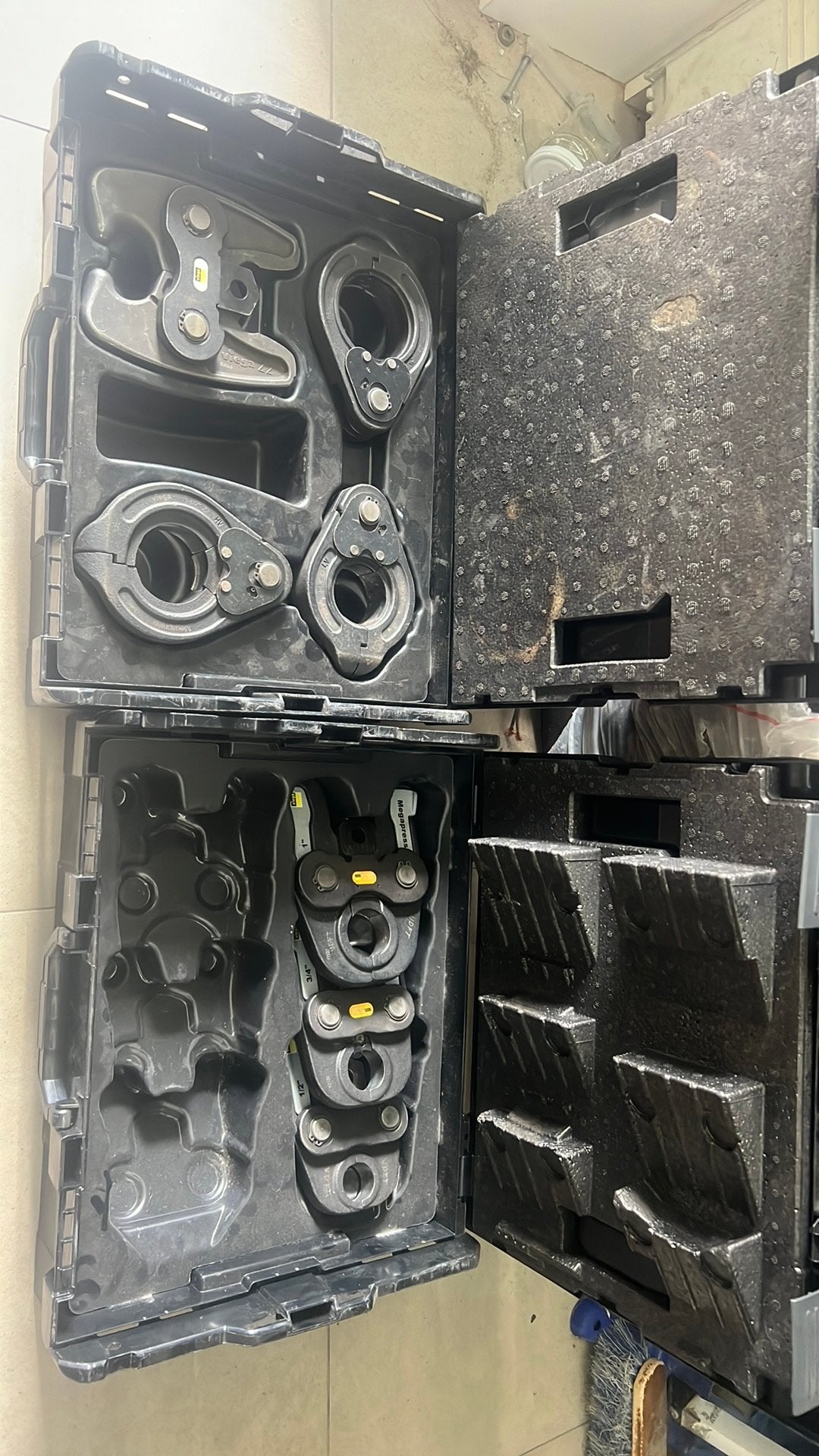 Persbekken viega megapress set 1/2- 2”, Ophalen of Verzenden, Zo goed als nieuw