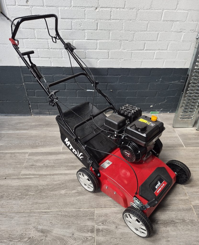 Mtd OPtima 35 VO verticuteermachine met benzine motor, Ophalen, Nieuw, Benzine, MTD