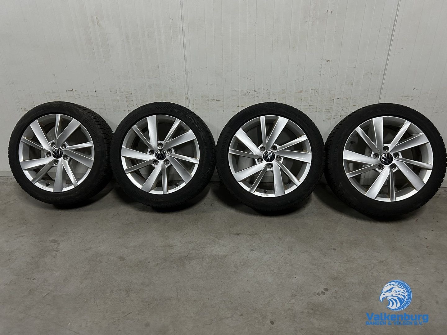 8mm! Originele VW Golf 8 5H Gavia 17 inch velgen 5x112 winte, Gebruikt, -, -, Banden en Velgen