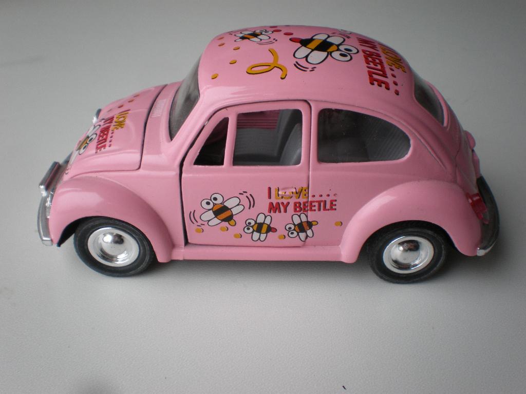 Miniatuur metalen VW Kever, Ophalen of Verzenden, Zo goed als nieuw, Auto, Overige merken