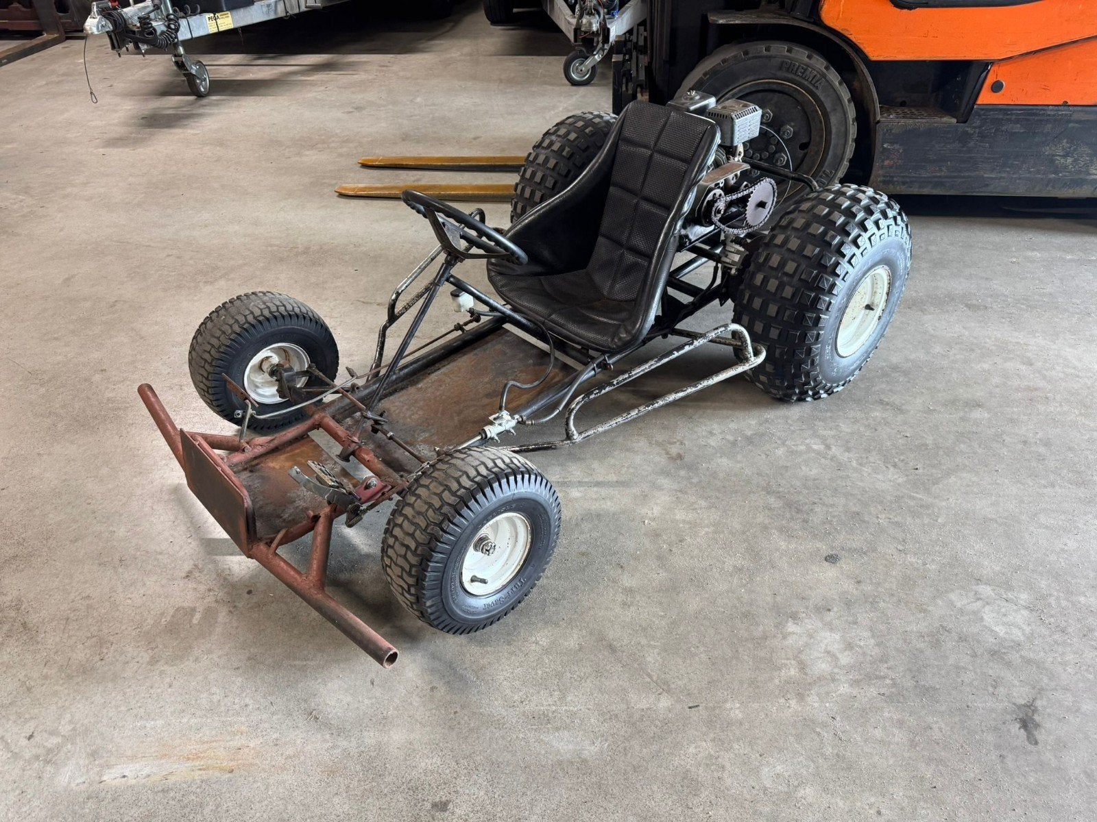 Cros kart, Ophalen