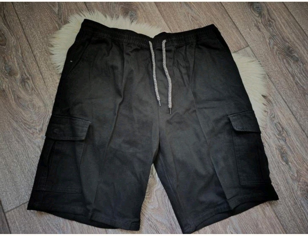 Zwarte Cargo Shorts - Maat 3XL, Ophalen of Verzenden, Nieuw, Overige maten, Zwart