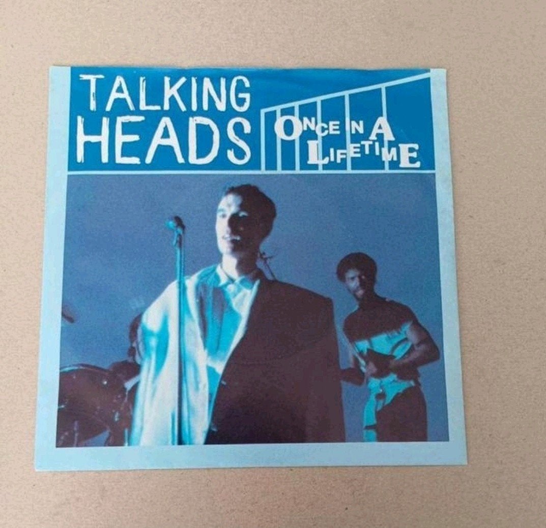 Talking Heads  - Once In A Lifetime, Beschermende buitenhoes, Ophalen of Verzenden, Gebruikt, Pop