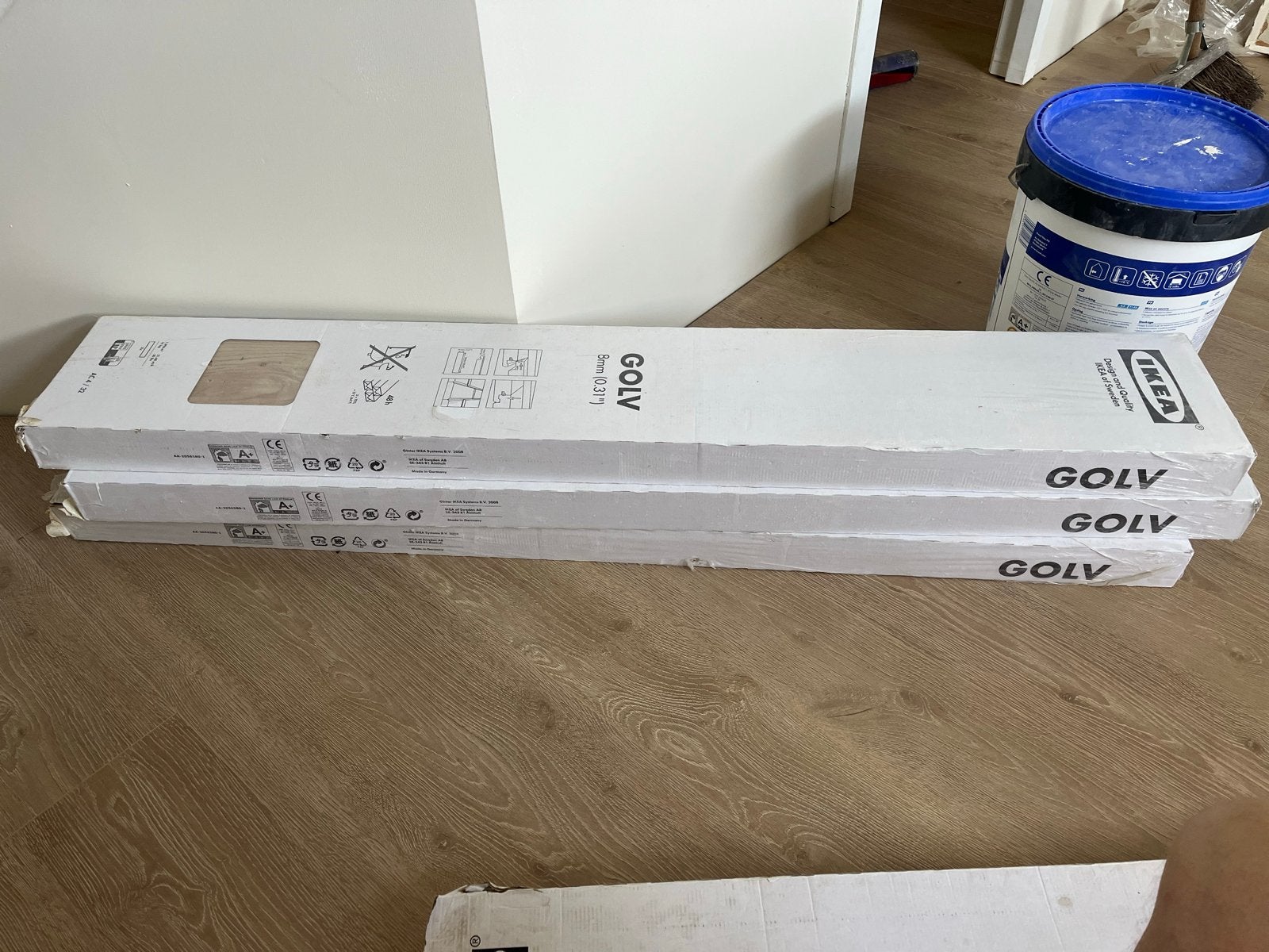 Laminaat Golv Ikea 3 x 2M2 - Nieuw in verpakking, Ophalen, Nieuw, 5 tot 10 m², 10 tot 30 cm
