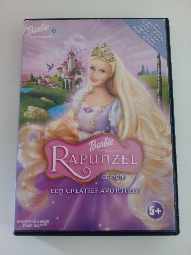 Een PC SPEL van BARBIE - RAPUNZEL (cd-rom), Gebruikt, Overige genres, 1 speler, Ophalen of Verzenden
