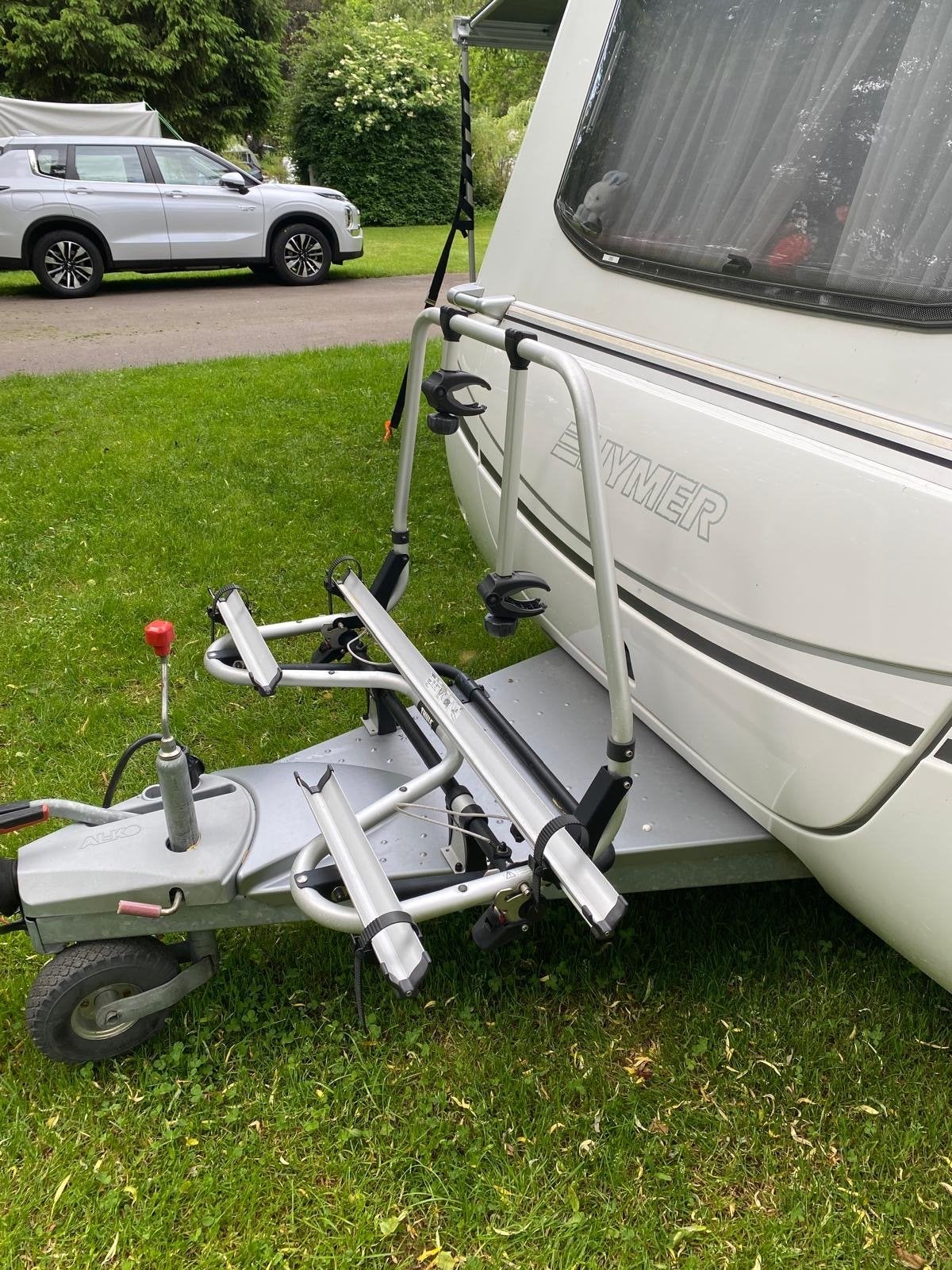 Thule Fietsendrager voor Caravan Dissel - Zo goed als nieuw, Ophalen, Brede banden, Zo goed als nieuw, 2 fietsen
