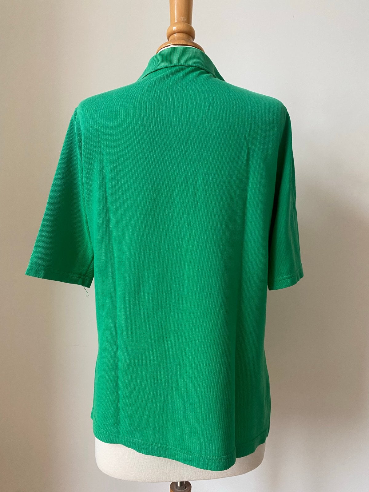 Lacoste Polo Shirt Groen Maat 44, Kleding | Dames, T-shirts, Maat 42/44 (L), Ophalen of Verzenden, Korte mouw, Gedragen