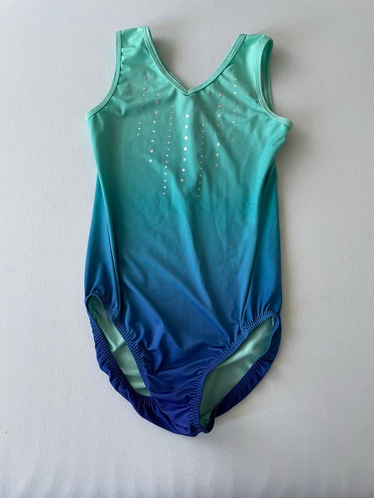 Turnpakje Decathlon maat 10 jaar, Sport en Fitness, Turnen, Zo goed als nieuw, Turnpak(je), Kindermaat 122 t/m 140, Blauw, Ophalen of Verzenden