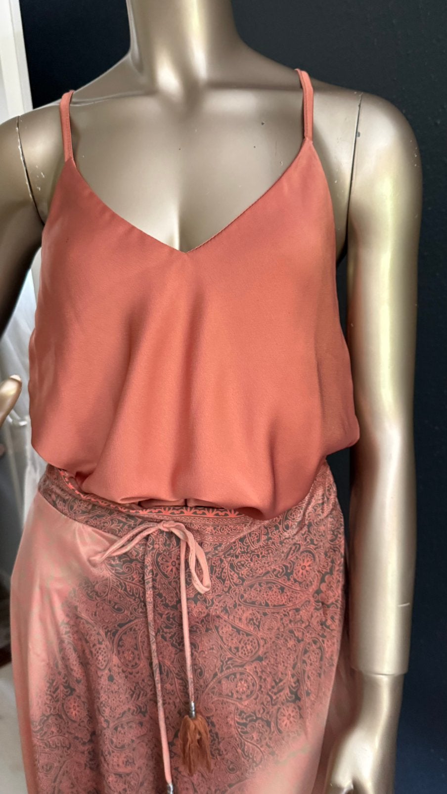 Top, Verzenden, Maat 42/44 (L), Oranje, Zo goed als nieuw