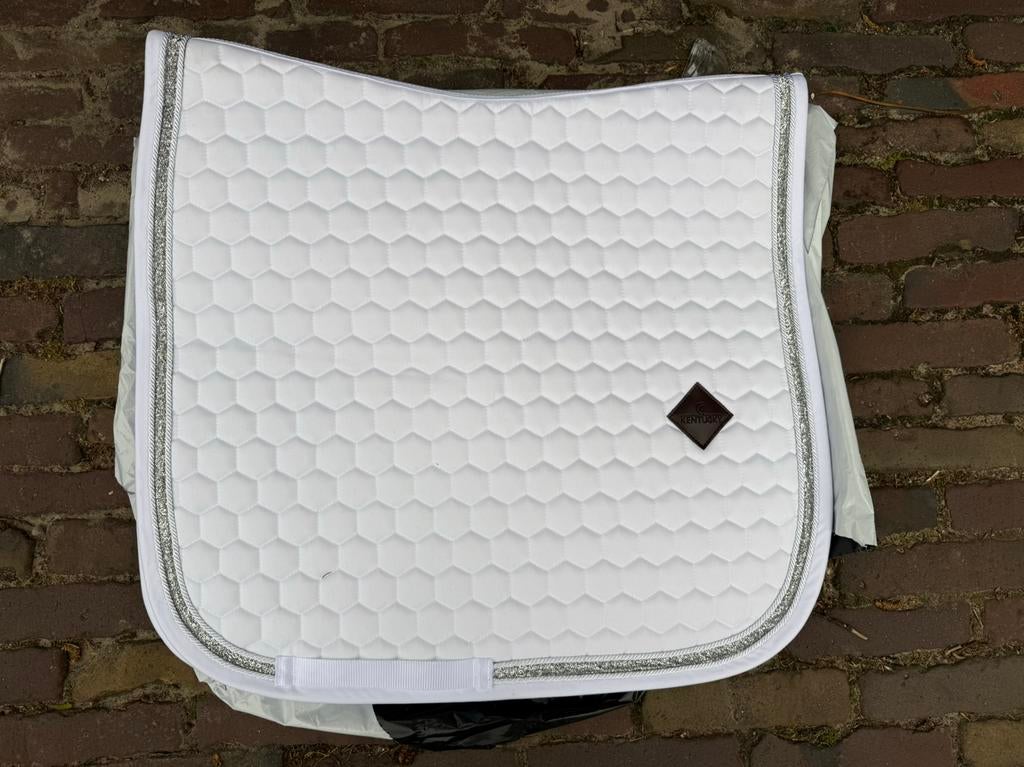 Nieuw kentucky dekje maat full, Dieren en Toebehoren, Paarden en Pony's | Dekens en Dekjes, Full (L), Wit, Katoen, Dressuurdekje