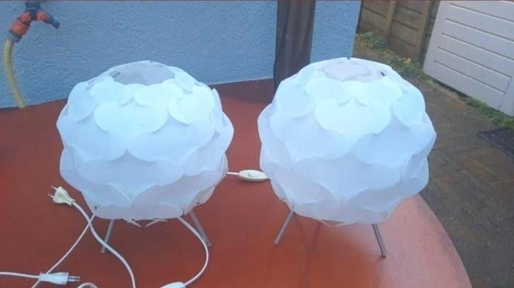 4 stuks ikea tafellampen type Fillsta, lees de beschrijving, Ophalen of Verzenden, Kunststof, Minder dan 50 cm