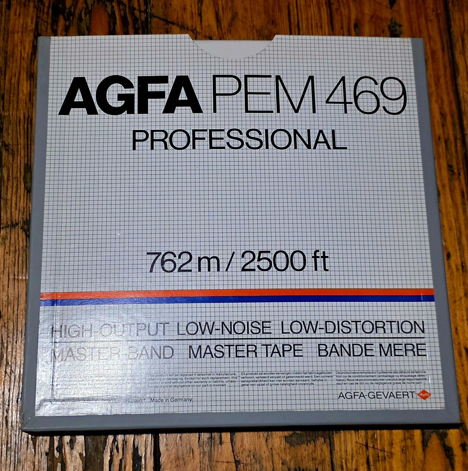 AGFA PEM 469 Professional Master Tape - Gebruikt, Ophalen of Verzenden, Onderdeel, Met banden