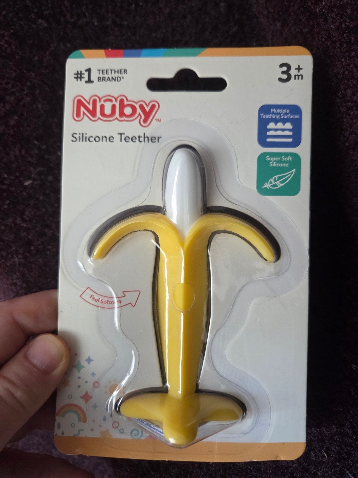 Nieuw: Nuby banaan silicone teether / bijtspeelgoed, Ophalen of Verzenden, Nieuw, Overige typen, Overige merken