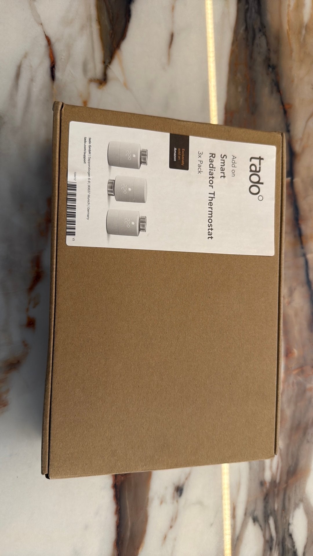 Tado Smart Radiator Thermostat – 3-pack – ongebruikt, Thermostaat, Minder dan 30 cm, Nieuw, Minder dan 60 cm