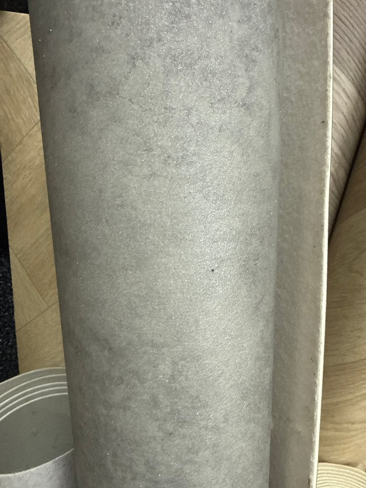 Op=op actie! Betonlook vinyl op rol 1,35x2,15m restanten‼️, Ophalen, Nieuw, Grijs, Minder dan 5 m²
