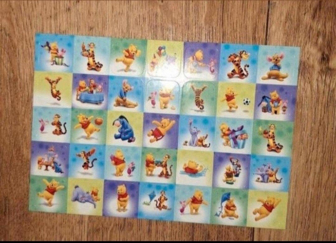 Winnie de Poeh stickers - Nieuw vel met 30 stickers, Verzamelen, Ophalen of Verzenden, Nieuw, Strip of Tekenfilm