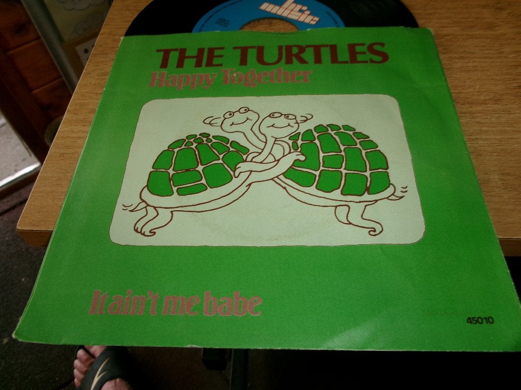 TURTLES / Happy together / 1984 NL rerelease / ZG, Ophalen of Verzenden, Gebruikt, Pop