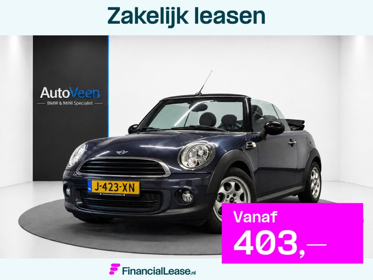 Mini Mini Cabrio 1.6 One Salt (STOELVERWARMING, NAVI, HALF L, Voorwielaandrijving, Gebruikt, Euro 6, 4 cilinders