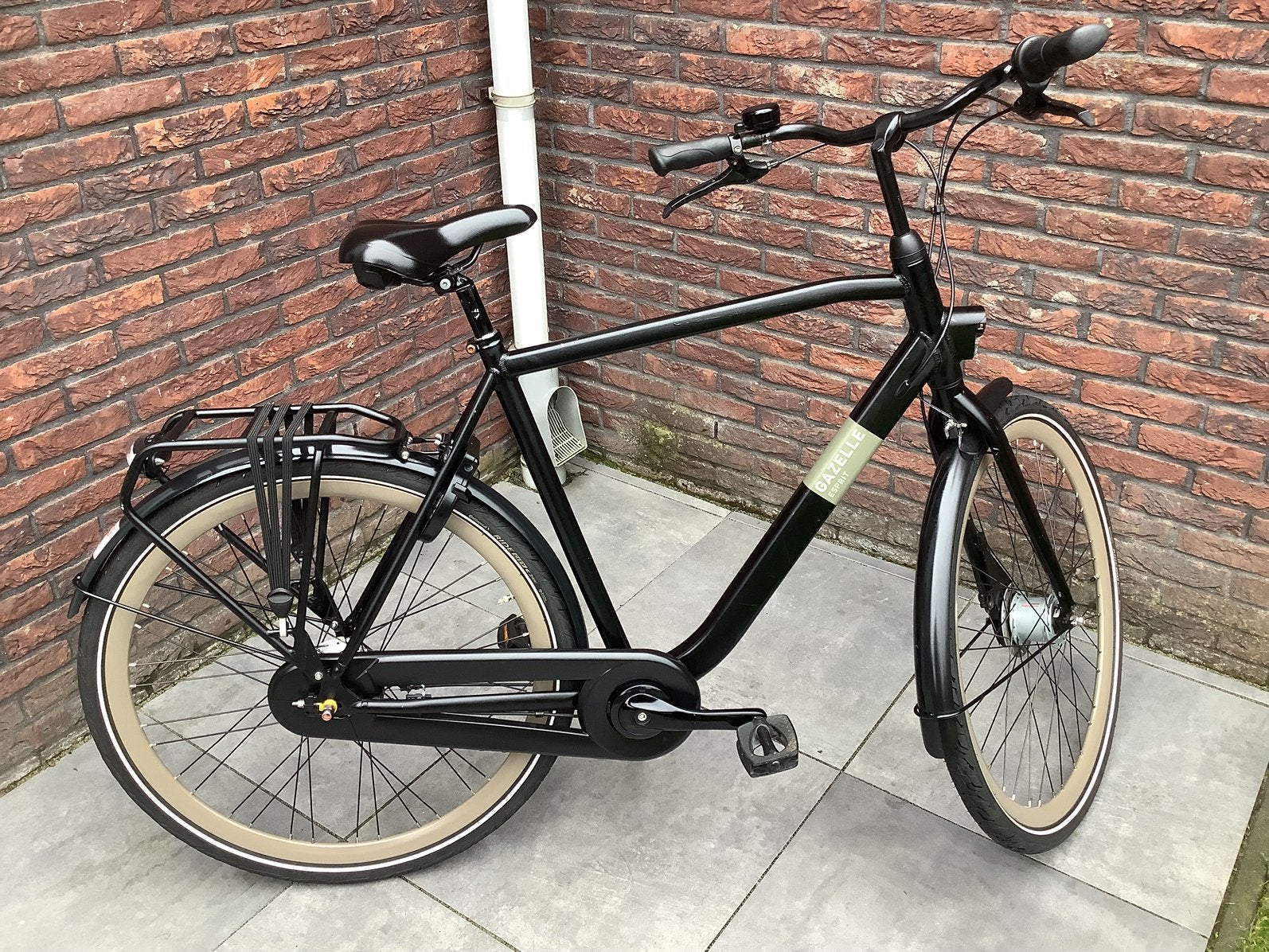 Gazelle EspritC7 herenfiets 59 cm/mat zwart /7 versnellingen, Ophalen, Versnellingen, Zo goed als nieuw, 57 tot 61 cm