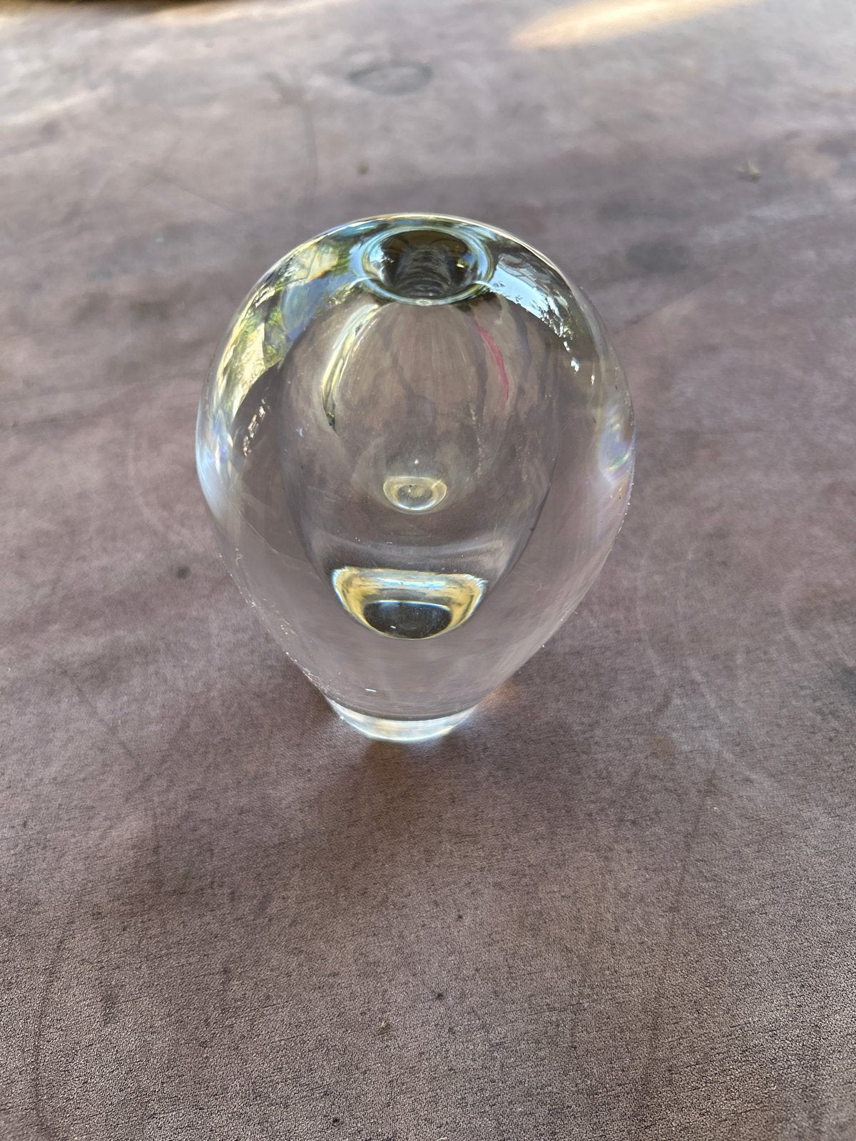 Krosno glazen vaasje/object, Ophalen of Verzenden