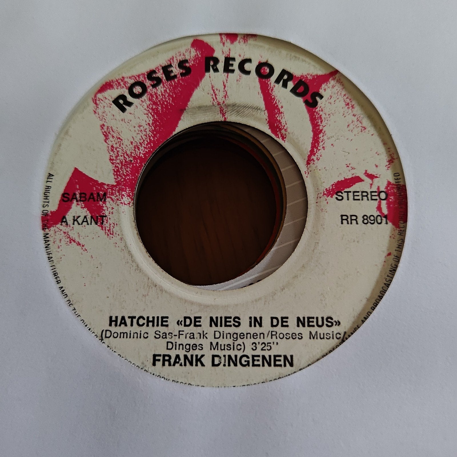 Frank Dingenen - Hatchie «De Nies In De Neus» (Vinyl), Gebruikt, 7 inch, Ophalen of Verzenden, EP