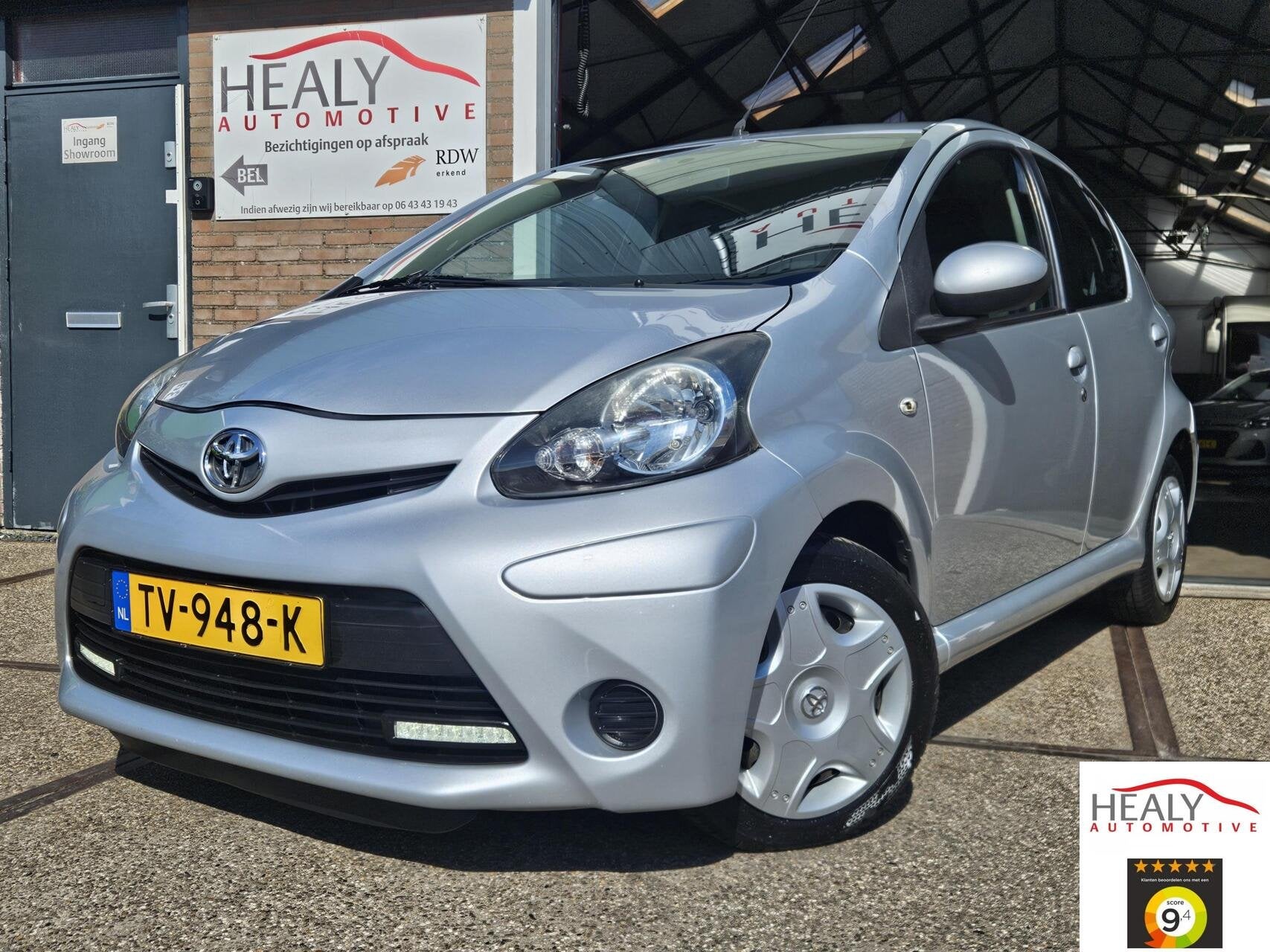 Toyota Aygo 1.0 VVT-i Dynamic Blue|Automaat|Airco|, Auto's, Euro 5, Gebruikt, 68 pk, Bedrijf