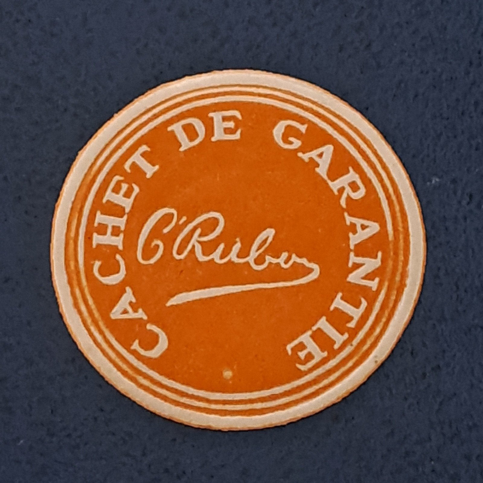 Ongebruikte Cachet de Garantie C'Rubo, Ophalen of Verzenden