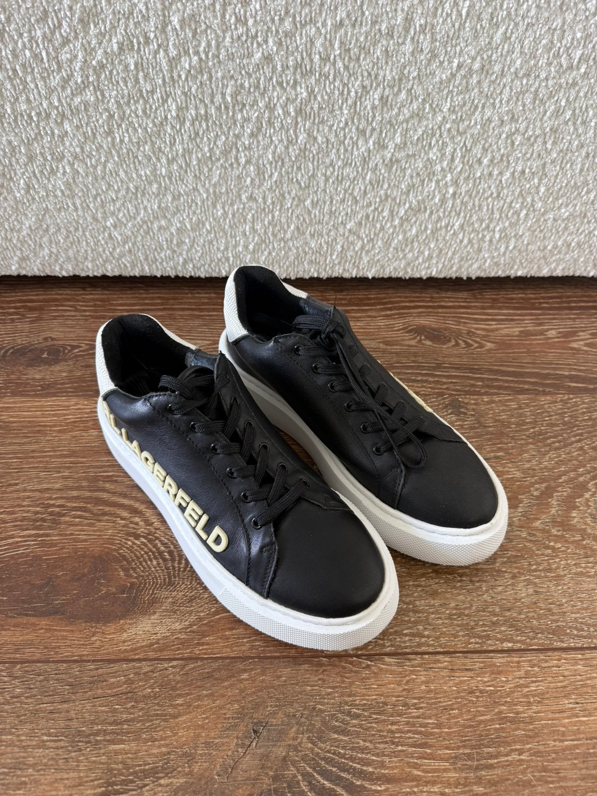 Karl Lagerfeld Platform Sneakers (37 EU), Kleding | Dames, Zwart, Ophalen of Verzenden, Sneakers of Gympen, Zo goed als nieuw