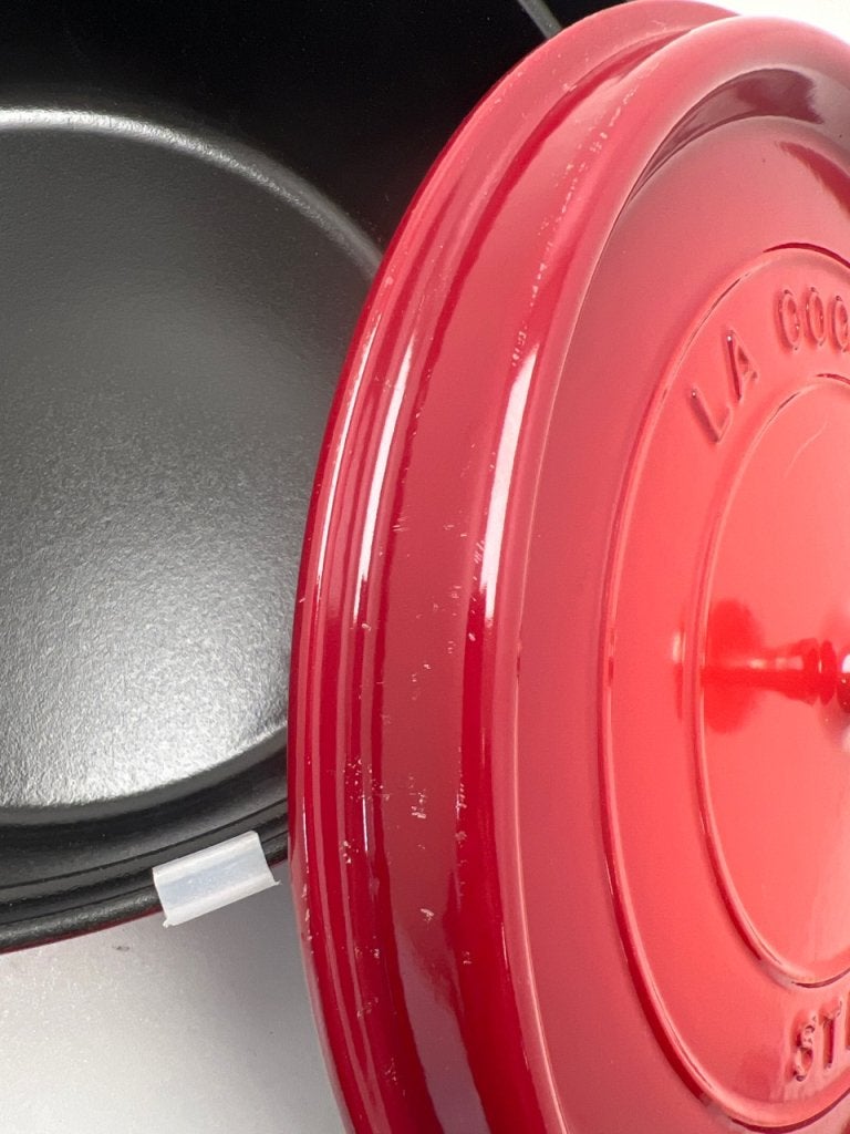 Staub cocotte / braadpan 30cm - Kras deksel, Info@mystore.nl, Nieuw, Bruggestraat 18, Geschikt voor inductie