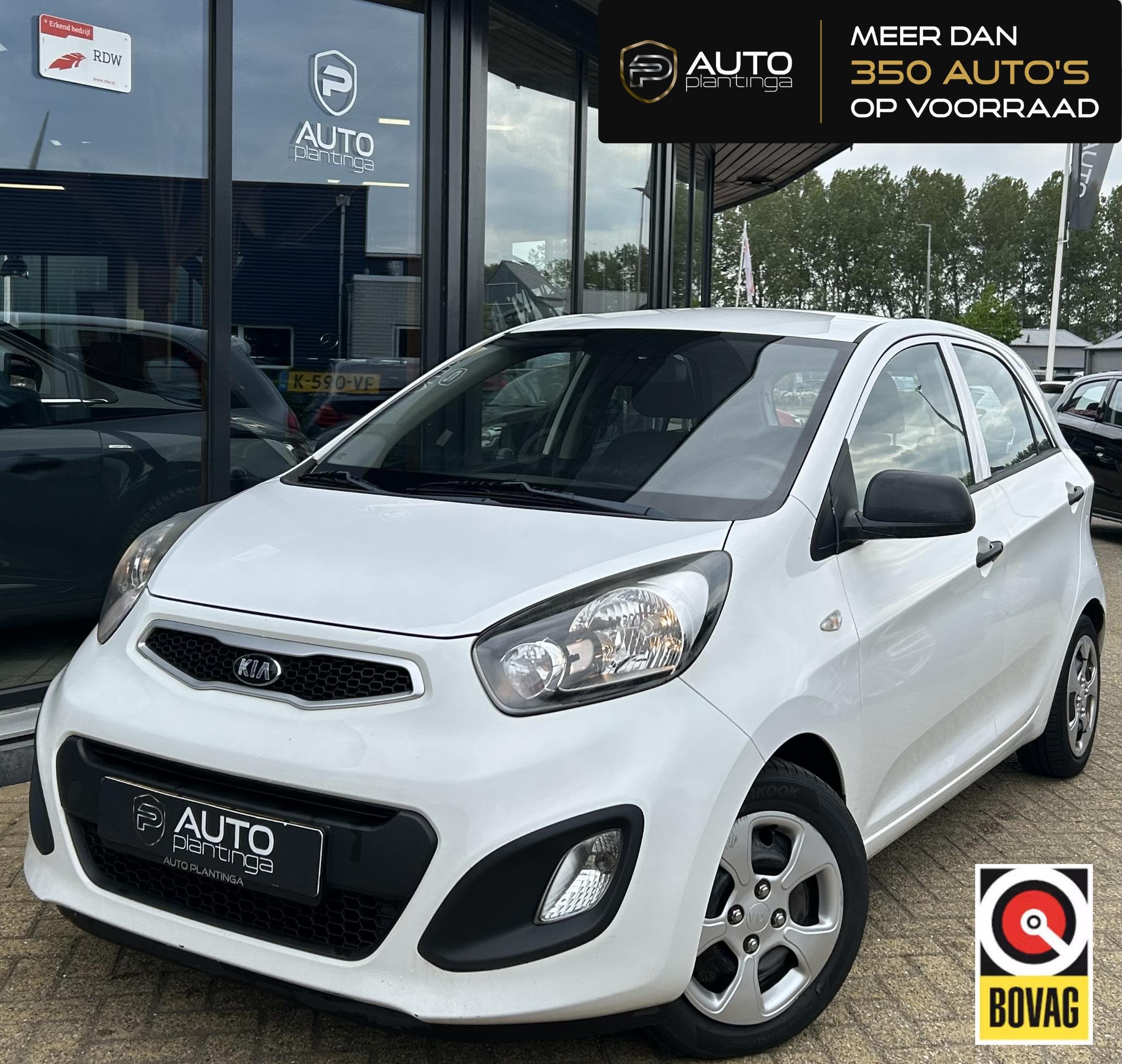 Kia Picanto 1.0 CVVT ComfortLine | Airco | Elektrische Ramen, Voorwielaandrijving, Euro 5, Stof, Gebruikt