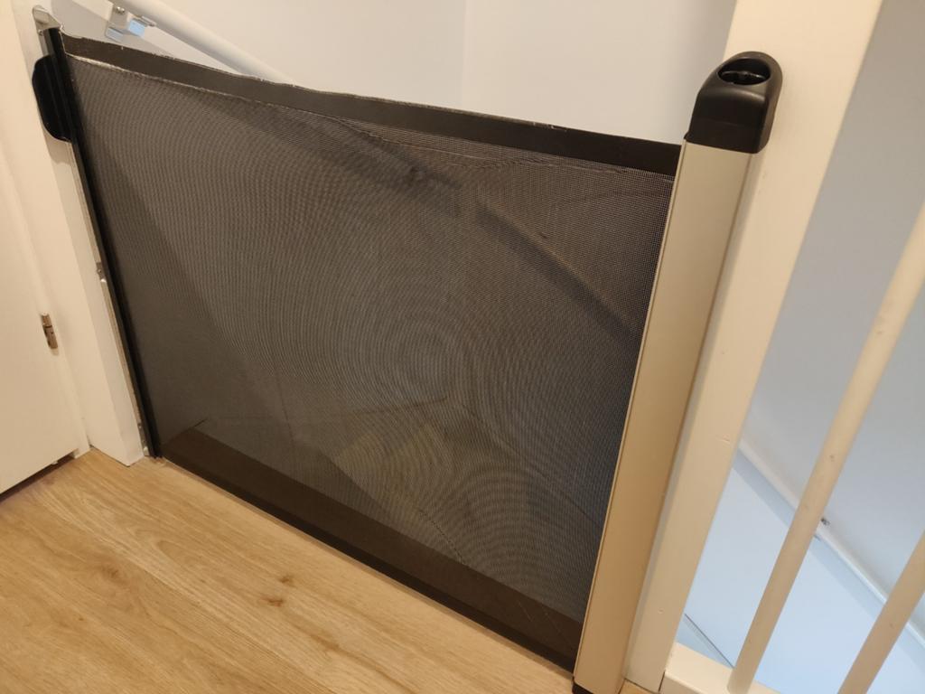 Vijf Kiddyguard avant lascal traphekjes zwart, Ophalen of Verzenden, Metaal of IJzer, 115 cm of meer, Oprolhekje