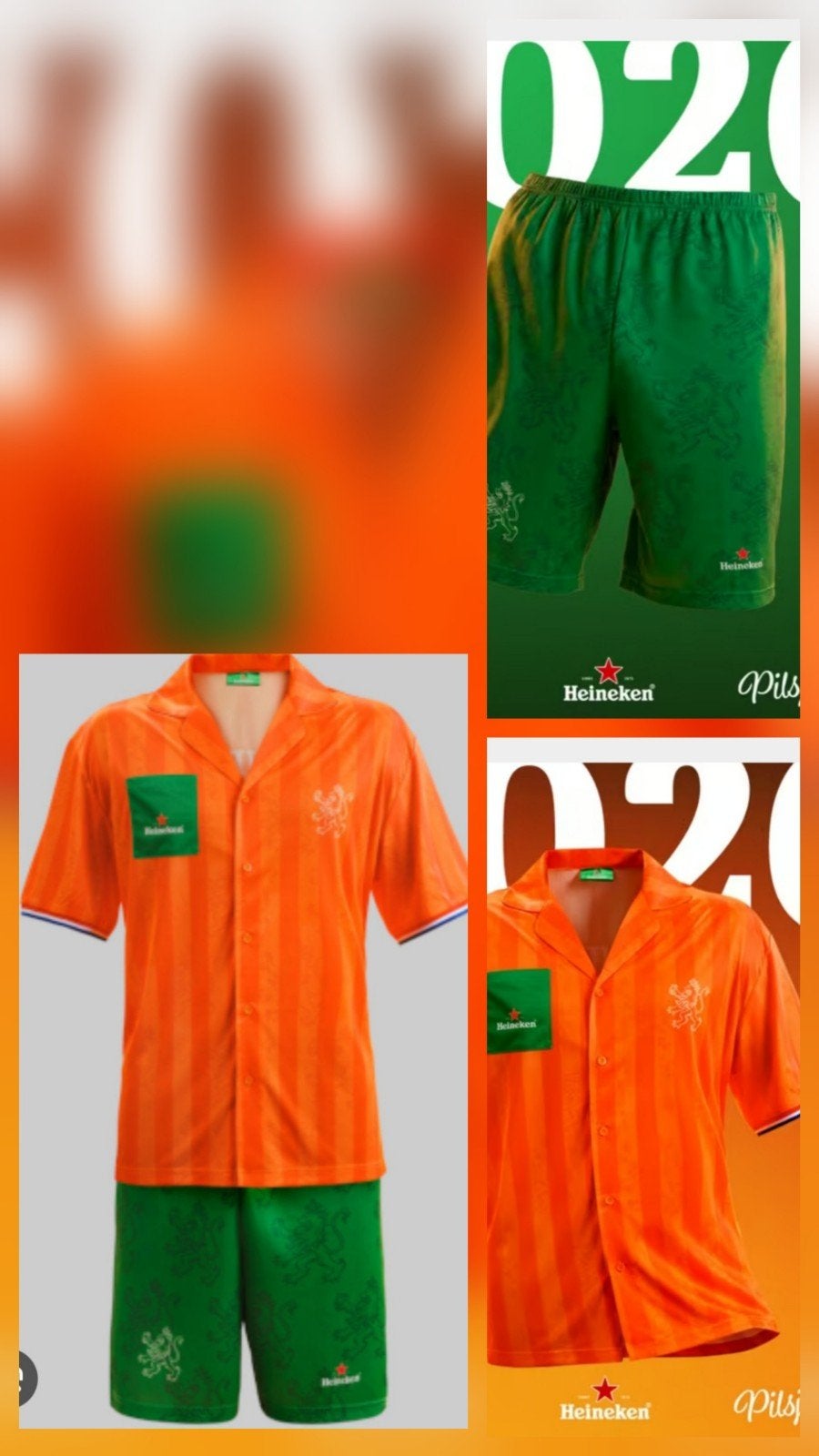 Heineken pilsjama, Ophalen of Verzenden, Nieuw, Maat 52/54 (L), Heineken