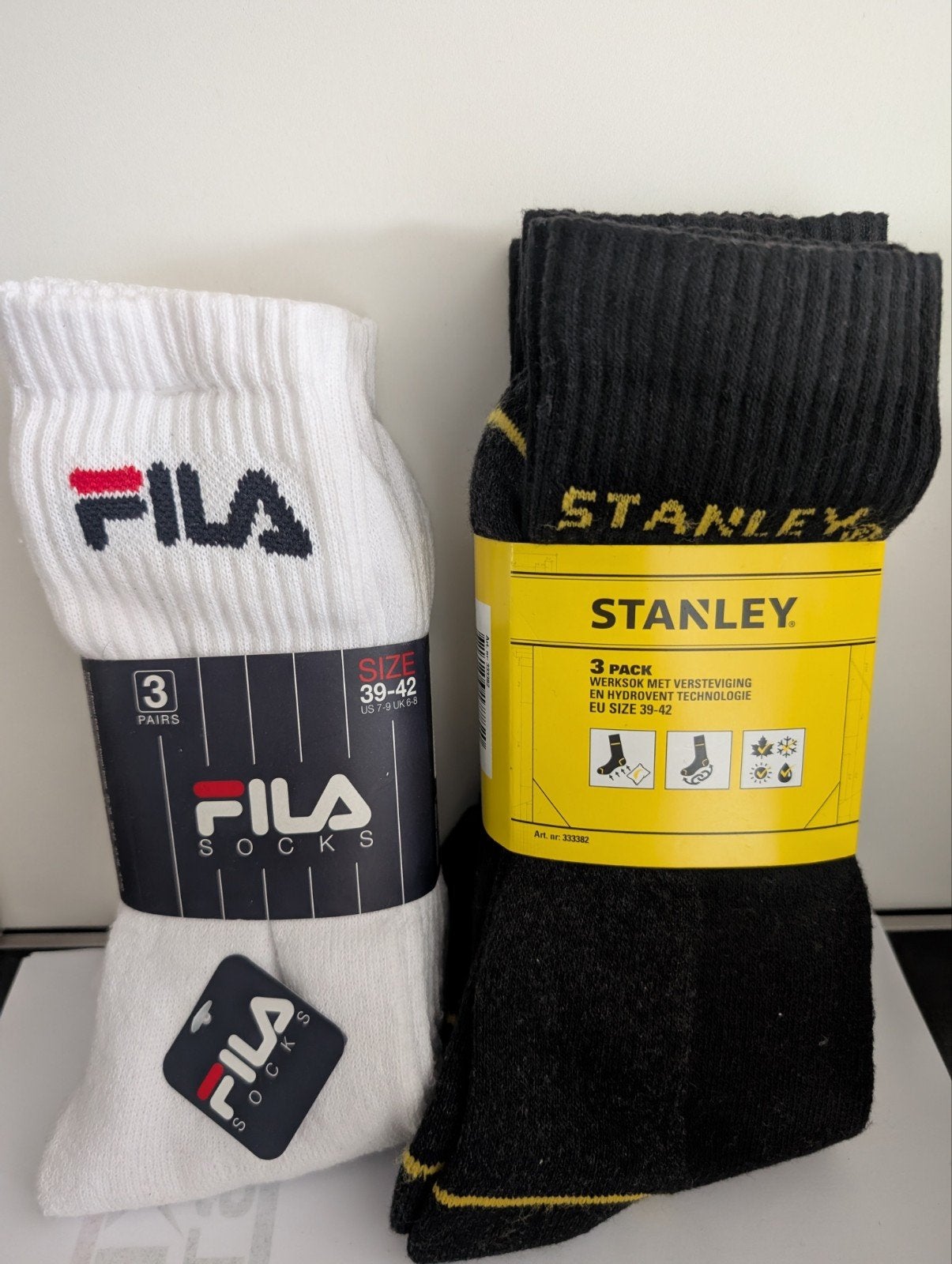 Sokken Fila + werk sokken mt 39 - 42 VADERDAG Tip, Zwart, Nieuw, Ophalen of Verzenden, Maat 39 t/m 42