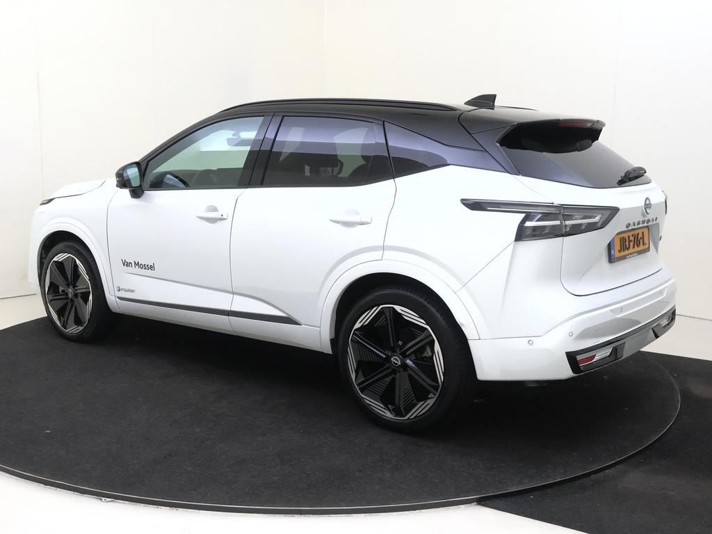 Nissan Qashqai 1.5 e-Power N-Design | Panorama-dak | Stoelve, Auto's, Nissan, 1497 cc, 190 pk, Alcantara, Wit