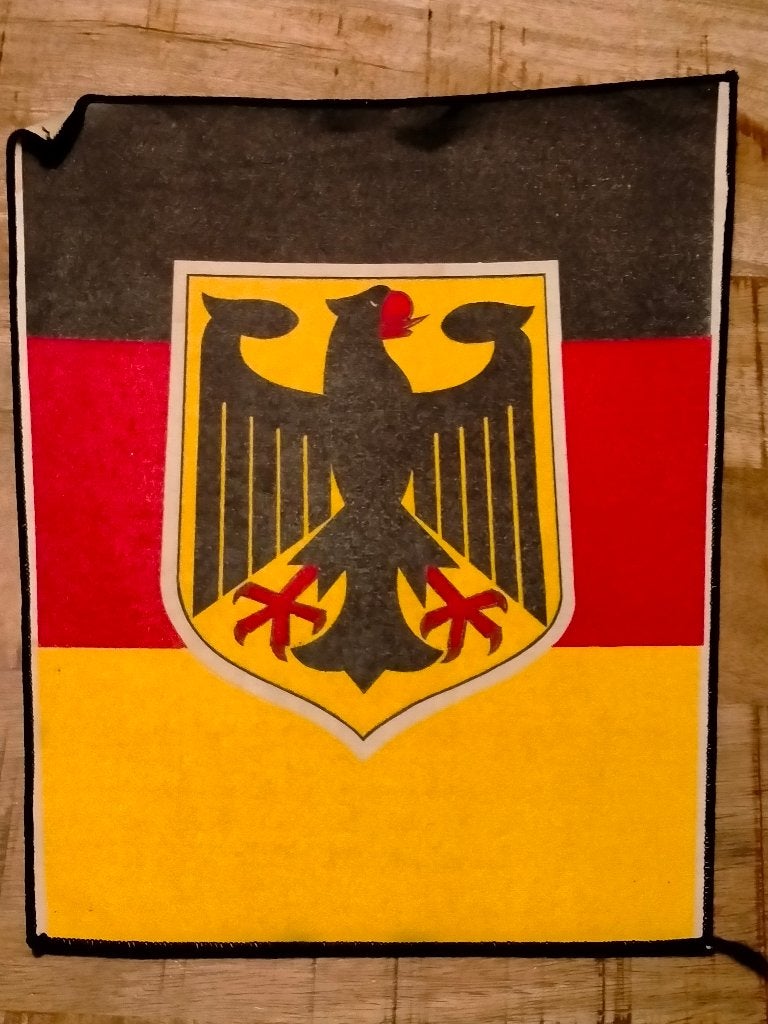 Duitsland Duitse vlag logo kleding backpatch embleem land, Ophalen of Verzenden, Gebruikt, Overige typen