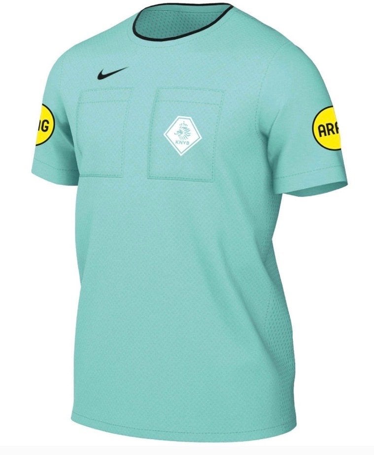 Nike KNVB Scheidsrechters tenue turquoise (L/XL), Maat L, Verzenden, Zo goed als nieuw, Set