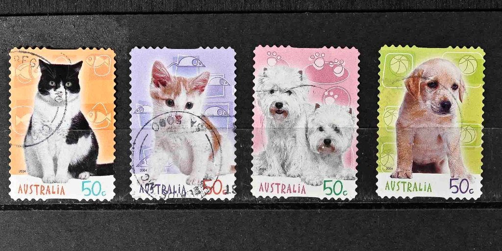 postzegels Australië 2004, Ophalen of Verzenden, Gestempeld