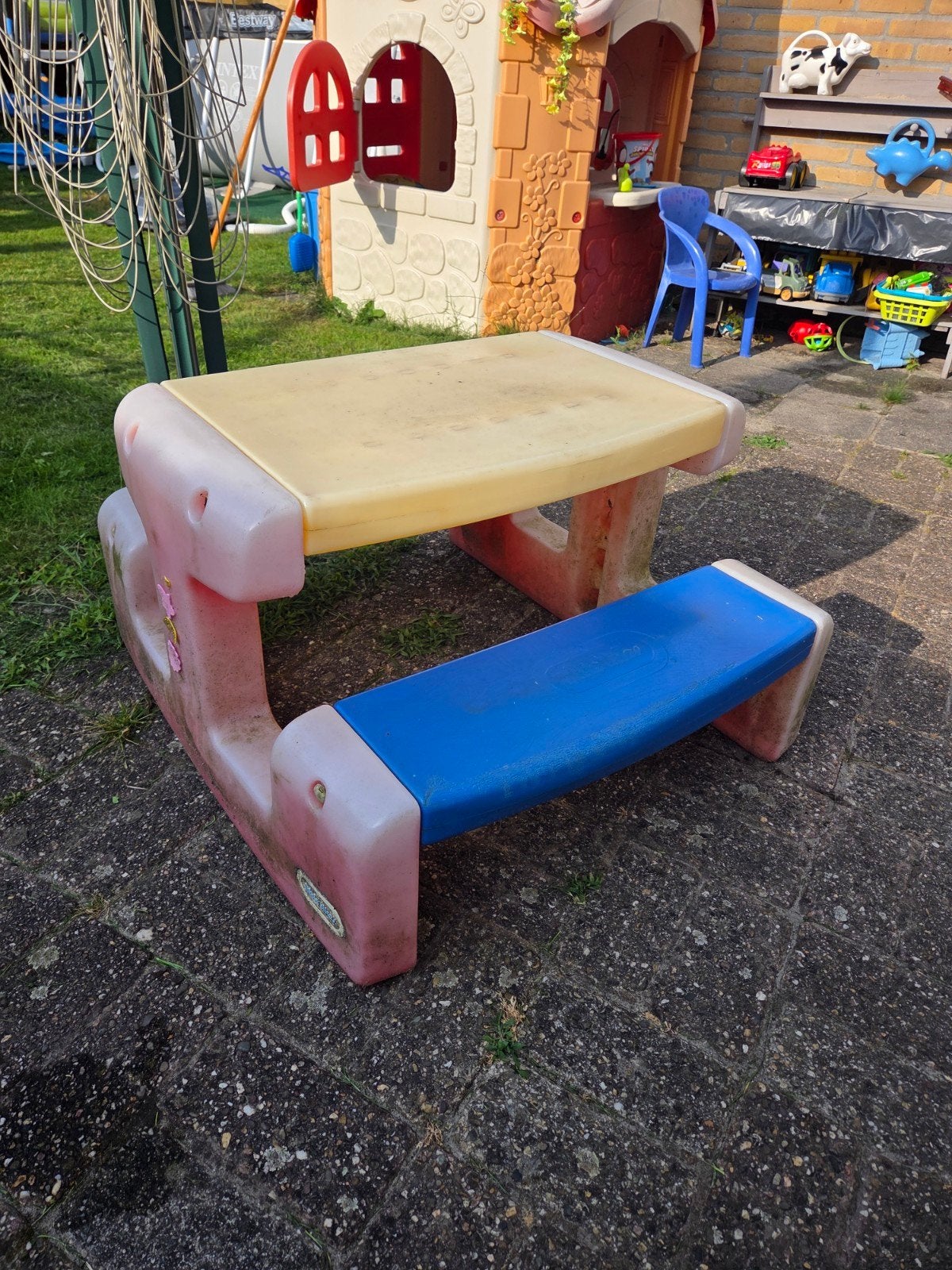 Little Tikes Picknickbankje voor Kinderen, Kinderen en Baby's, Ophalen of Verzenden, Gebruikt, Jongen of Meisje