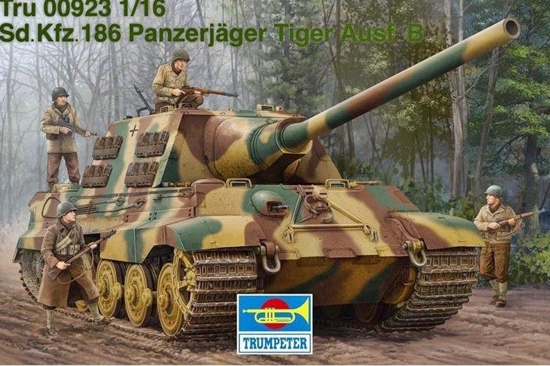 Trumpeter 1:16 German Sd.Kfz.186 Jagdtiger, Overige merken, Tank, -, -