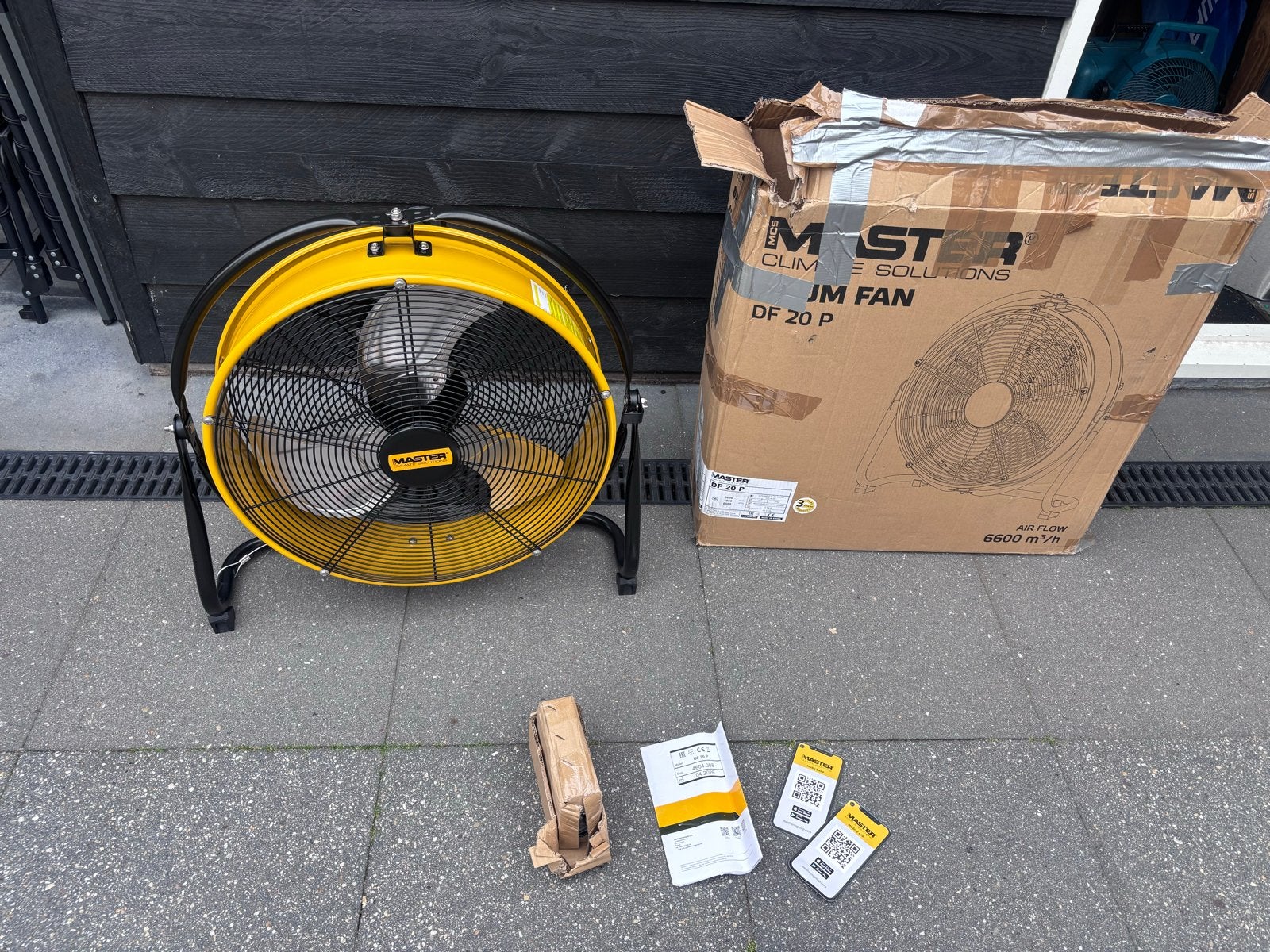 Nieuwe Master DF 20 P Ventilator - 100W - 6600m3/uur, Doe-het-zelf en Verbouw, Ophalen of Verzenden, Nieuw