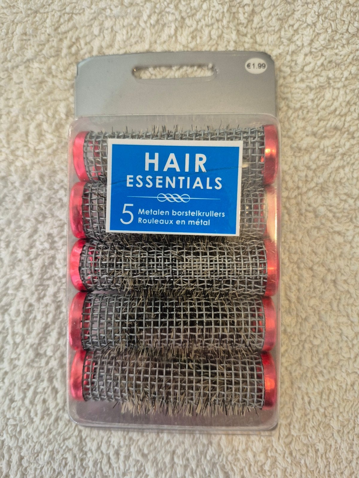 5x Nieuwe Hair Essentials Metalen Borstelkrullers, Ophalen of Verzenden, Nieuw, Overige typen