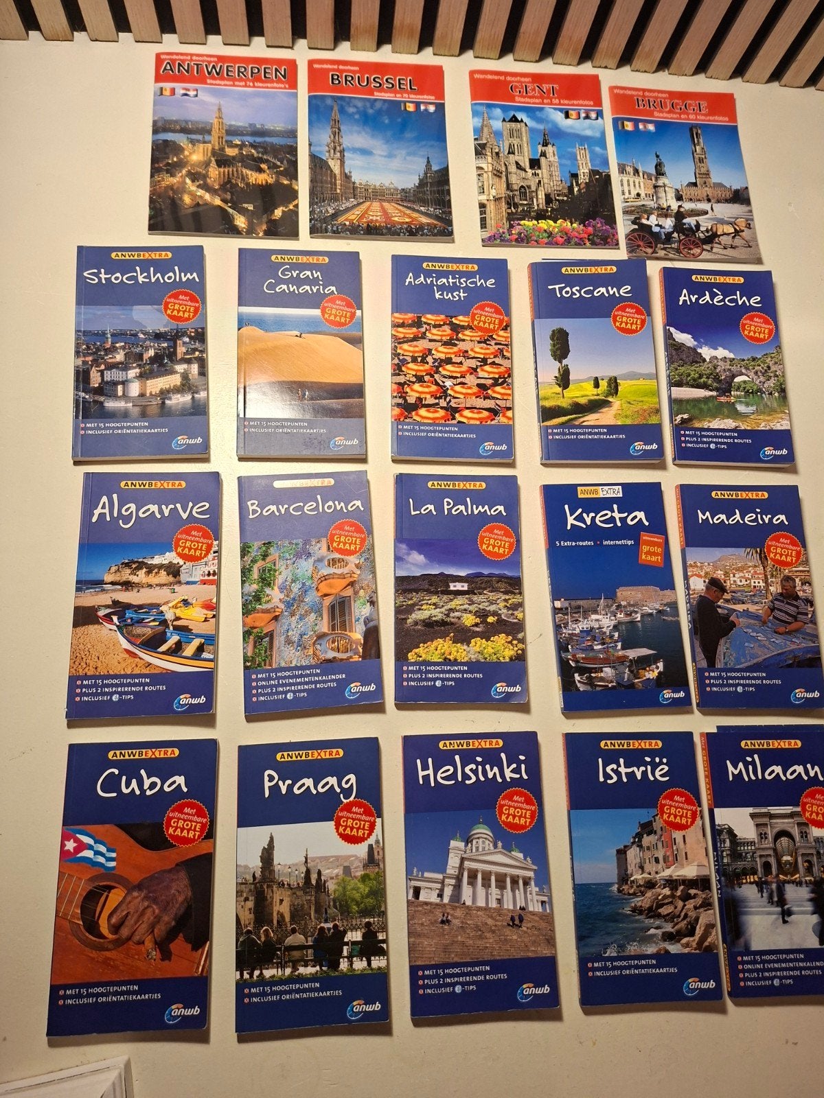 Anwb reisgidsen  - reisboekjes, Europa, Ophalen of Verzenden, Zo goed als nieuw, Reisgids of -boek