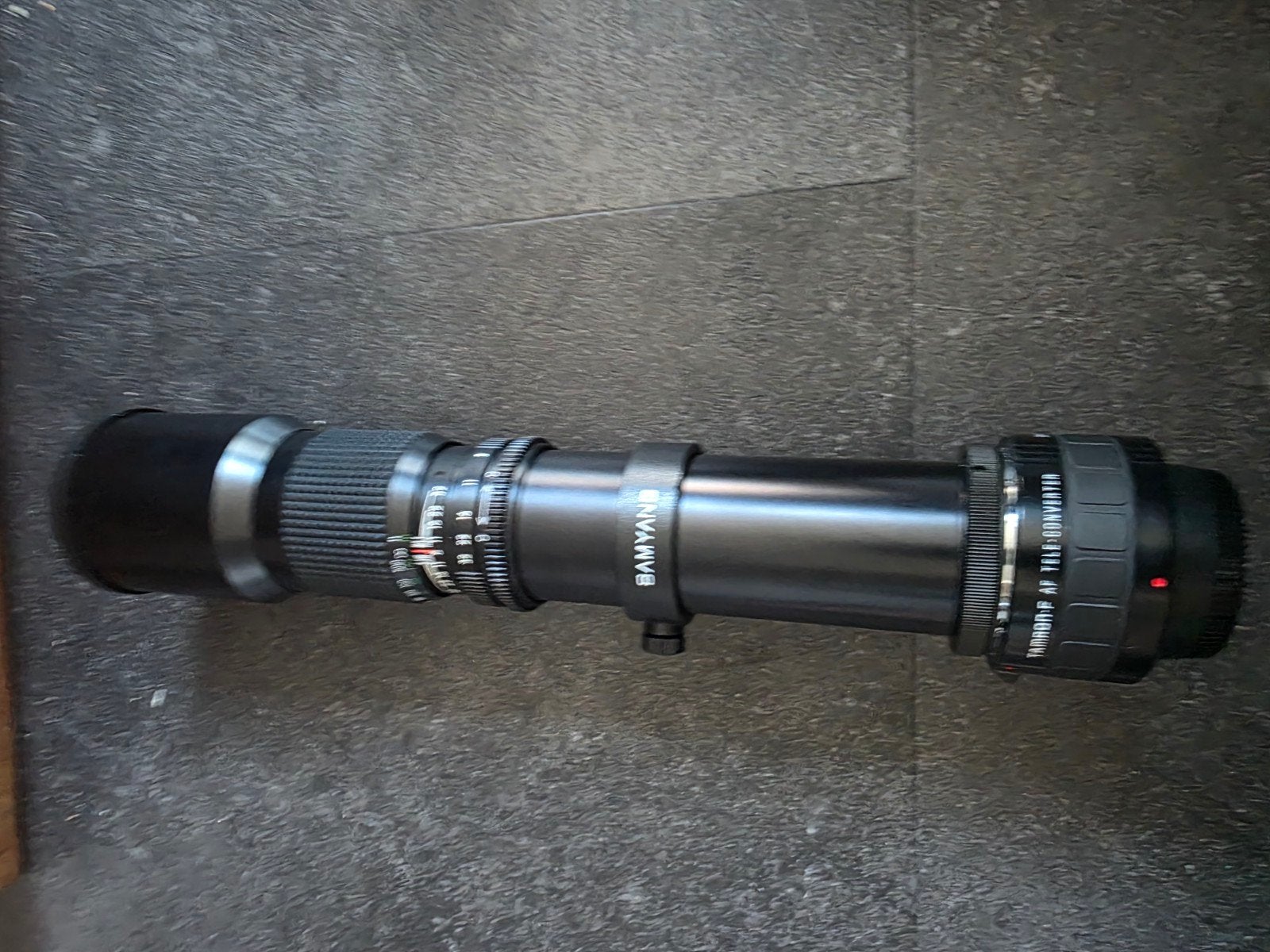 Samyang 500mm f/8 Telelens met Tamron 2x Teleconverter, Audio, Tv en Foto, Fotografie | Lenzen en Objectieven, Ophalen, Gebruikt
