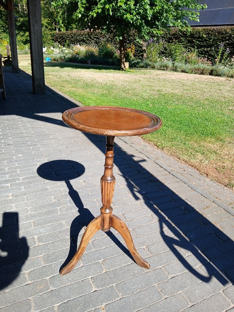 bijzet/salon tafel rondmodel., Huis en Inrichting, Tafels | Bijzettafels, Minder dan 55 cm, Gebruikt, Barok, Rond