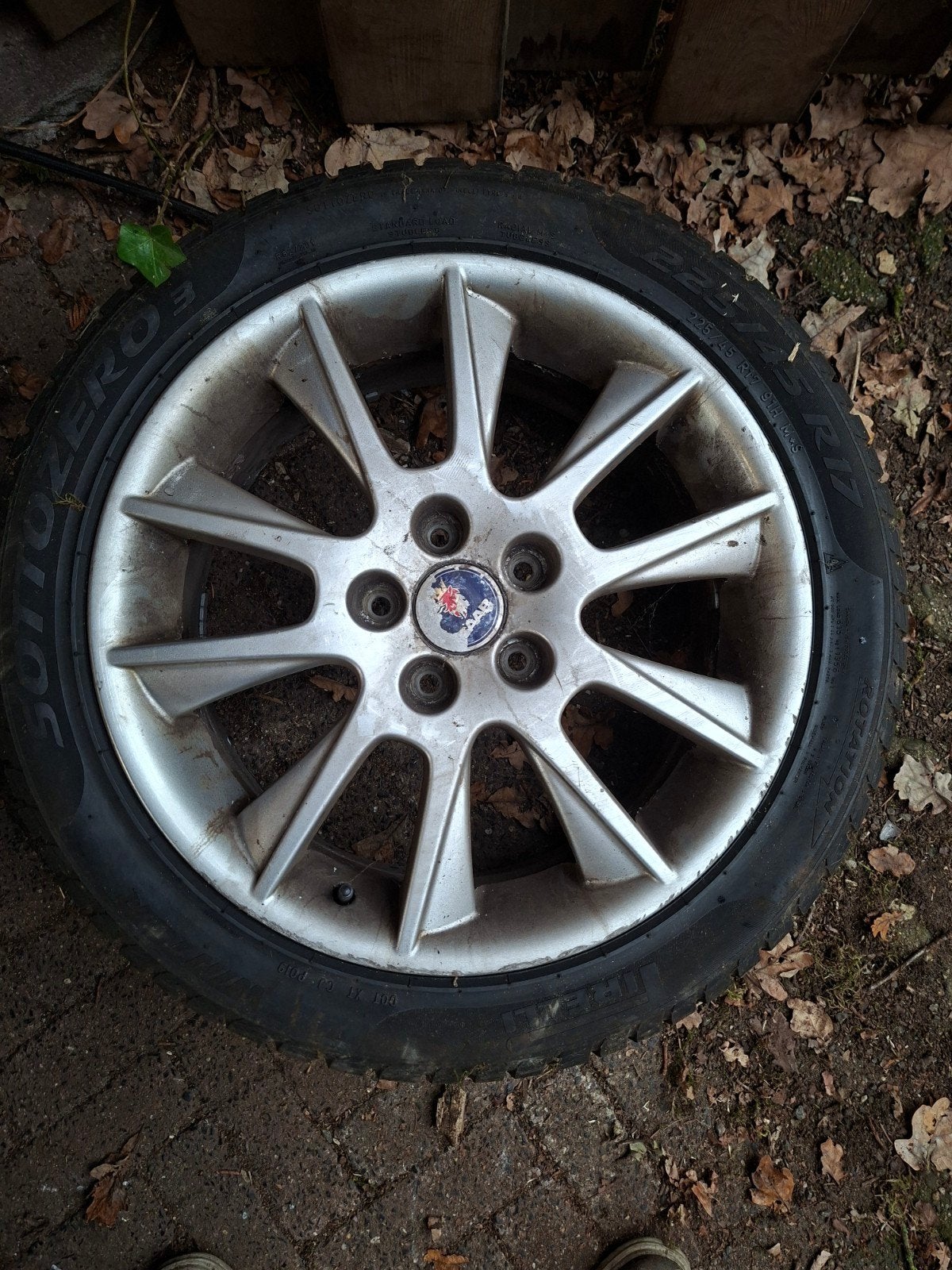 **Originele Saab 9-3 17" Lichtmetalen Velgenset 5x110 ET49**, Auto-onderdelen, Ophalen, Velg(en), 17 inch, Winterbanden