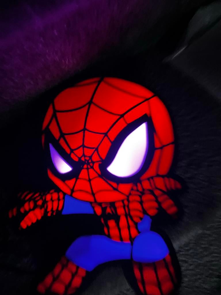 Unieke Spider-Man Bureaurlamp - LED Nachtlampje, Ophalen of Verzenden, Nieuw