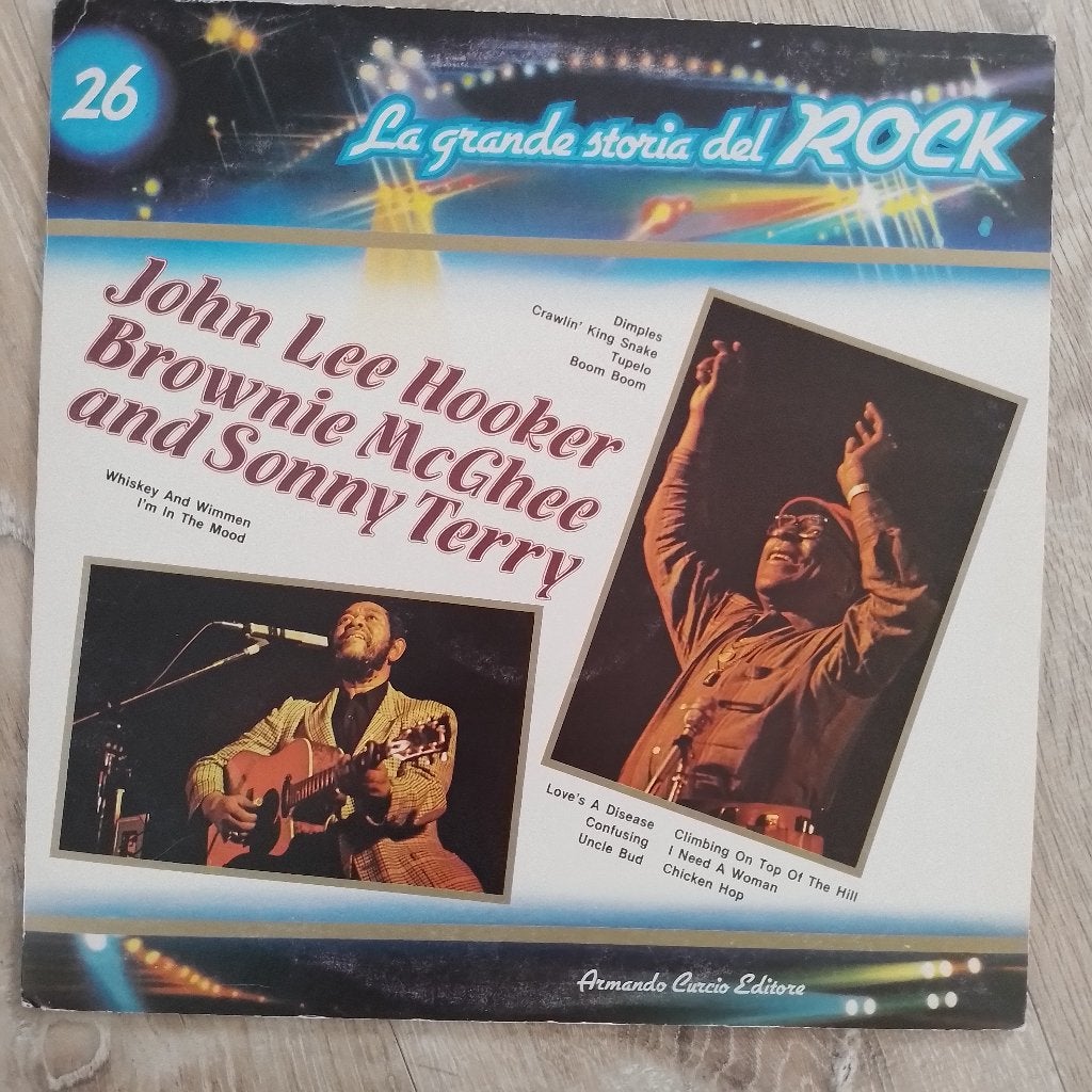 John Lee Hooker/Browny McGhee/Sonny Terry/Blues, Cd's en Dvd's, Vinyl | Jazz en Blues, LP, Complilatie, Ophalen of Verzenden, 12 inch