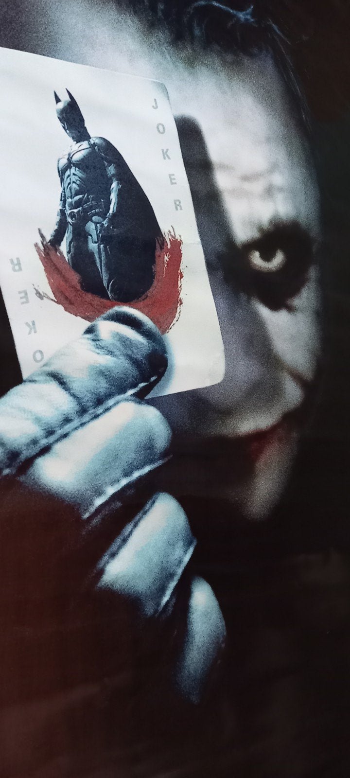The Joker canvas poster XXL, BATMAN bioscoop poster, Ophalen, Deurposter of groter, Film en Tv