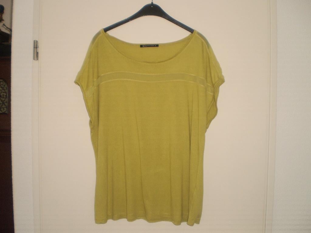 EXPRESSO top met mesh maat XL, Kleding | Dames, Tops, Expresso, Geel, Maat 46/48 (XL) of groter, Ophalen of Verzenden